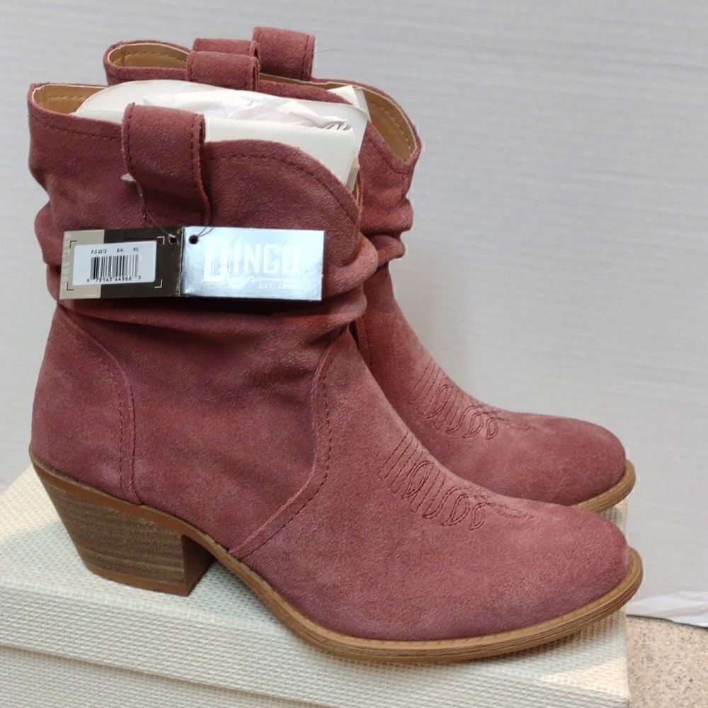 Dingo Suede Cowgirl Boots Country Line Dancing